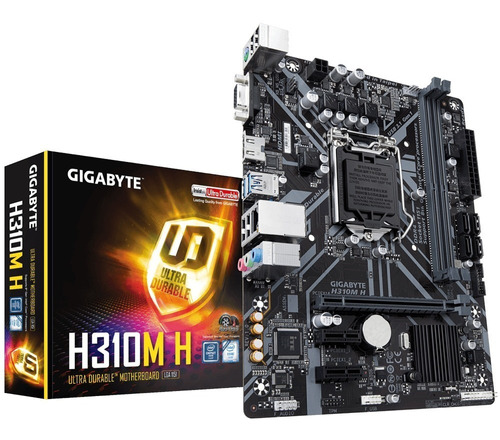 Mother Gigabyte 8va Y 9na Gen Socket 1151  Ga-h310m-h Ddr4