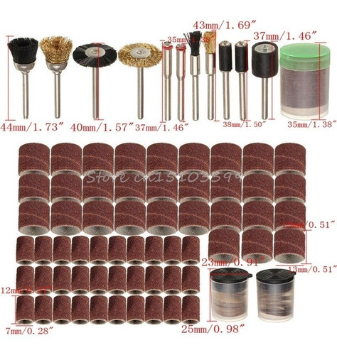 Set De 150 Piezas De Corte Y Lijado Herramienta Tipo Dremel