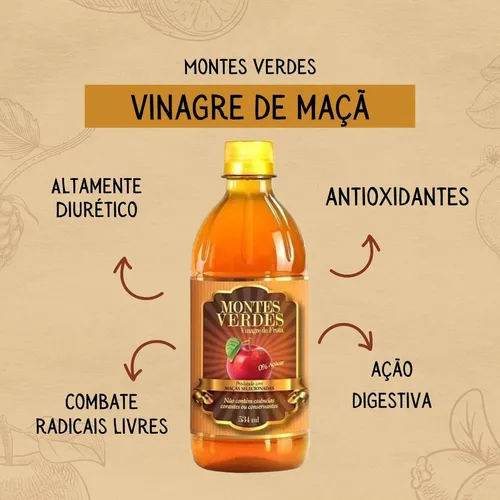 Vinagre De Maça Montes Verdes 530ml