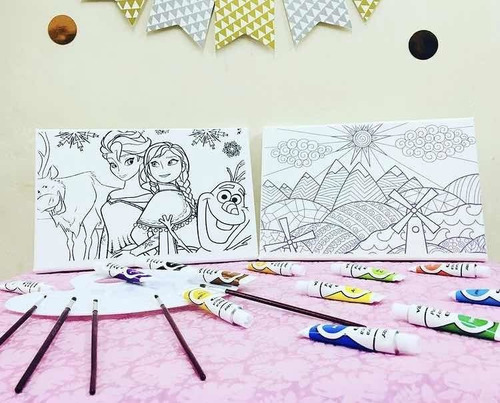 Imagen 2 de 4 de Lienzos Para Pintar ,personalizados 20x30 Cm