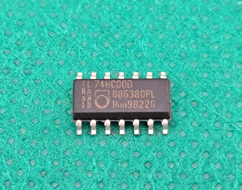100x Circuito Integrado 74hc00d 74hc00 Smd Philips