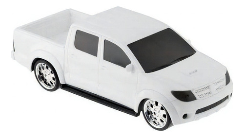 Camioneta Pickup Vision Tuning Roma Simil Toyota Hilux Color Blanco Personaje Tunning