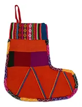 Comprar Bota De Navidad | Adorno Navideño | Bota Navideña Naranja