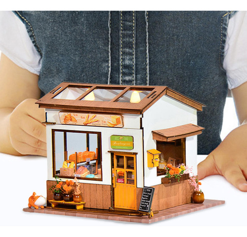 Kits De Casa De Muñecas En Miniatura Para , Rompecabezas De