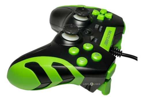 Controle Gamer Joystick C/ Led Multilaser Com Fio Ps3 Pc Usb
