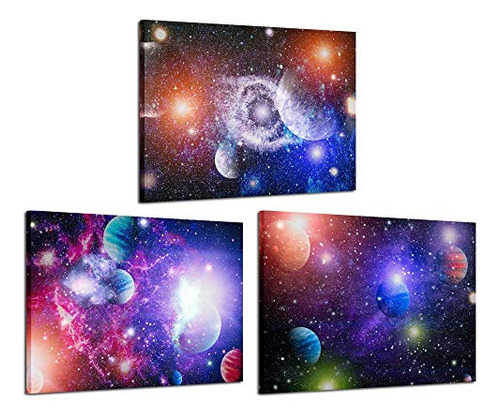 Giclee Canvas Prints Wall Art Outer Space Planet Pictur...