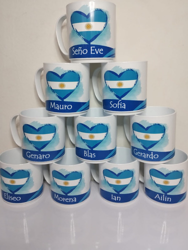 Taza Diseño Jura Promesa A La Bandera. Ideal Souvenirs 61 Un Varios Promesa A La Bandera