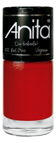 Esmalte Coleção Que Babado 10ml - Anita Cor Red Dress