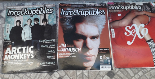 Lote Por 3 Revistas ** Los Inrockuptibles ** Varios Años