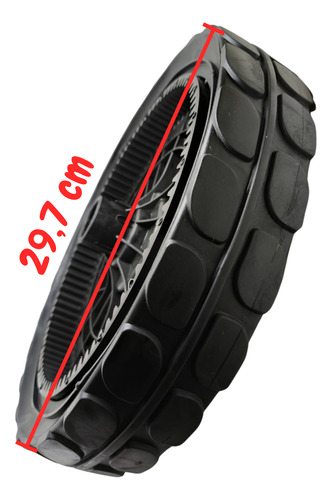 Roda Traseira 12 Para Máquina De Cortar Grama Mgv 226t Vd