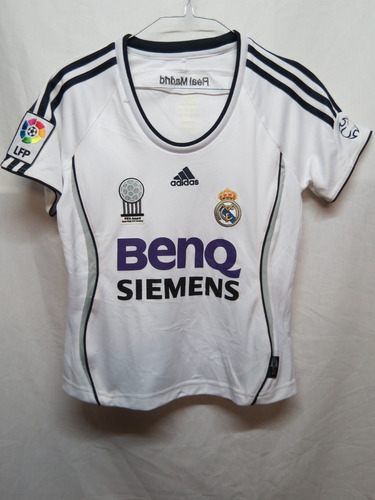 Imagen 1 de 9 de Camiseta Fútbol Real Madrid Mujer Talla S Marca adidas