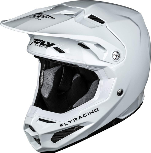 Fly Racing Casco Adulto Formula Carbon Solid (blanco, Median