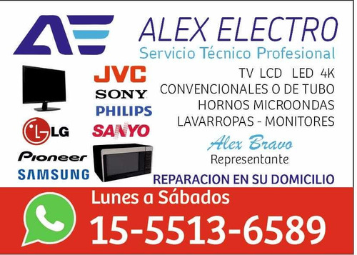 Service Tv A Domicilio-tubo-cambio De Leds-lcd-microondas. 