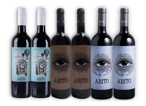 Abito Vino La Juventud Malbec + Cab Franc + Malbec Kit X6u 