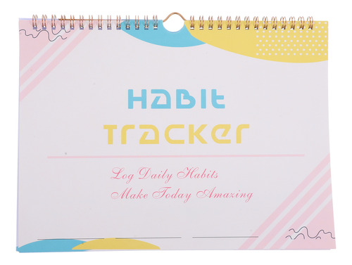 Planificador En Espiral En Inglés Monthly Habit Tracker Jour