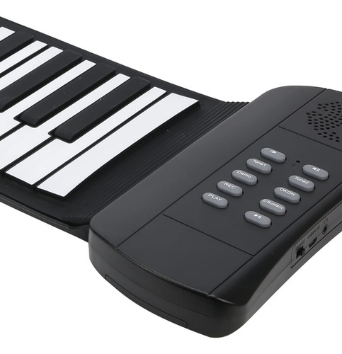 Piano Portátil 61 Teclas, Teclado Enrollable