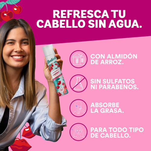 Shampoo Seco Batiste Cherry 200ml