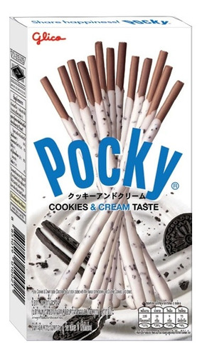 Galletas Glico Pocky Cookies And Cream 70g Galleta Chocolate