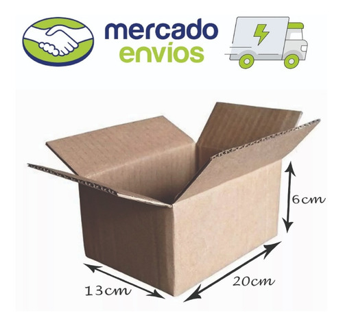 Caixa De Papelão Correio Loja De Fabrica Med 20x13x6