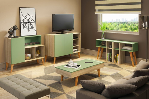 Mesa De Centro C/almacenamiento 1002 Leaves - Be Design