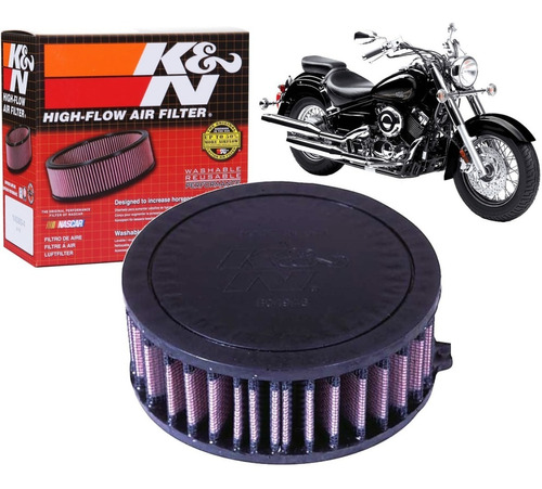 Filtro Ar K&n Kn Esportivo Yamaha Xvs650 Drag Star 650