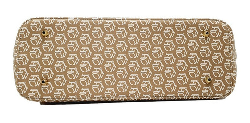 Imagen 7 de 7 de Bolsa Hpc Polo Tote Signature Beige Con Azul