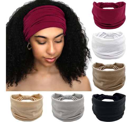 Diadema Elástica Ancha Para Mujer Para Yoga Y Entrenamiento