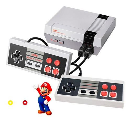 Imagen 1 de 10 de Consola De Juego Retro Nes Av C/500 Juegos Level Up