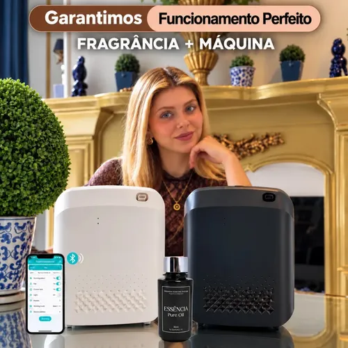 Difusor elétrico de ambiente branco Air com frasco de essência