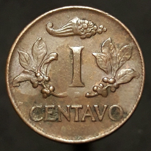 Moneda Colombia 1 Centavo 1950