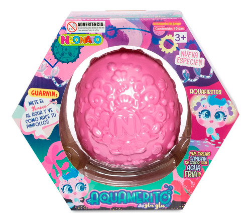Imagen 3 de 4 de Muñeco Aquamerito Aquafiestas Bebé Fucsia