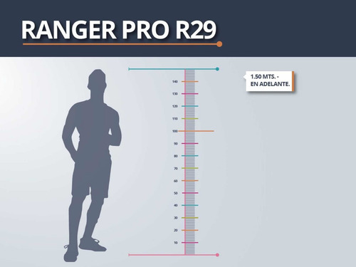 Imagen 3 de 3 de Bicicleta Mercurio Ranger Pro R29 Negro 2020