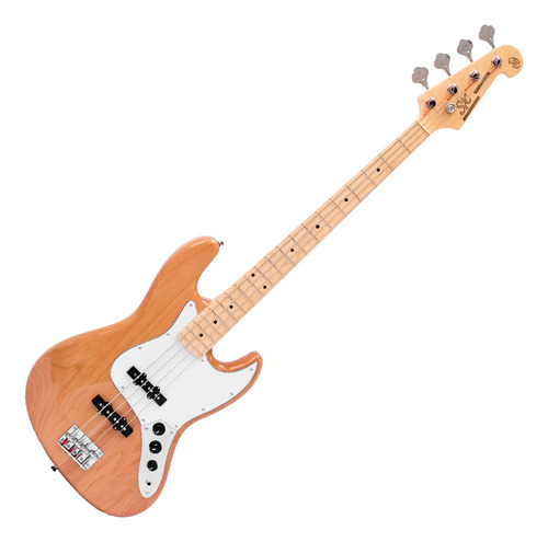Contra Baixo Elétrico Sx JB American Alder Marrom-claro 22 Cordas
