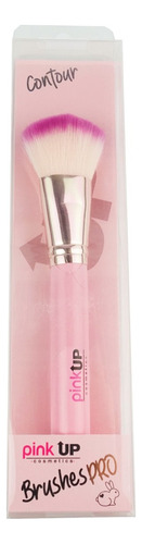 Pink Up, Brocha Para Contorno, Cerdas Suaves Color Rosa claro