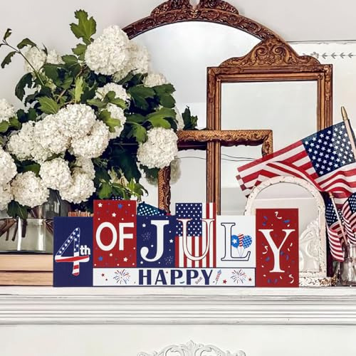 Decoraciones De Madera Para La Mesa Del 4 De Julio, Decoraci