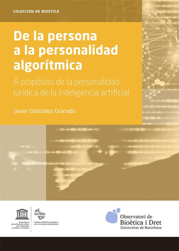 Libro De La Persona A La Personalidad Algorã­tmica