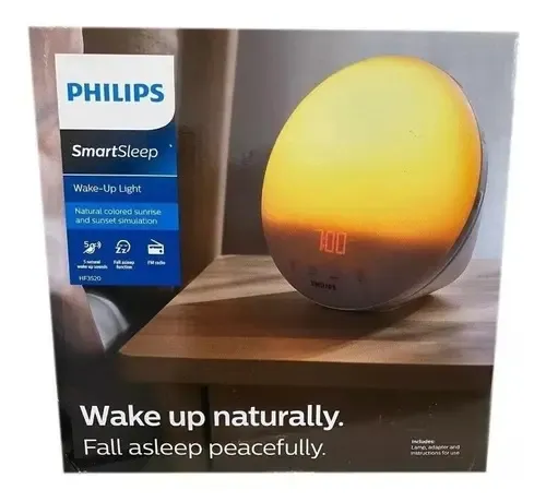 Despertador Philips Smartsleep Simulação Colorida Nascer Sol Cor