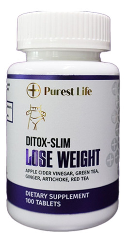 Suplemento Detox Control De Peso 100 Tabletas More Than Pure