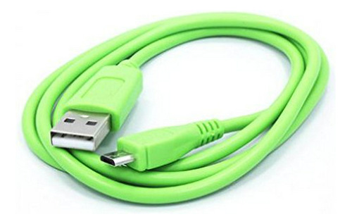 Cable Usb Verde De 3ft Compatible Con Amazon Fire Hd 10, 8, 