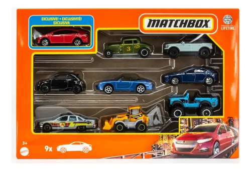 Auto Matchbox Pack X 9 X7111 Mattel