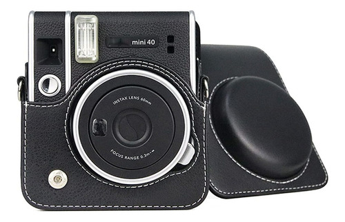 Estuche Para Camara Fujifilm Instax Mini 40 Correa Negro