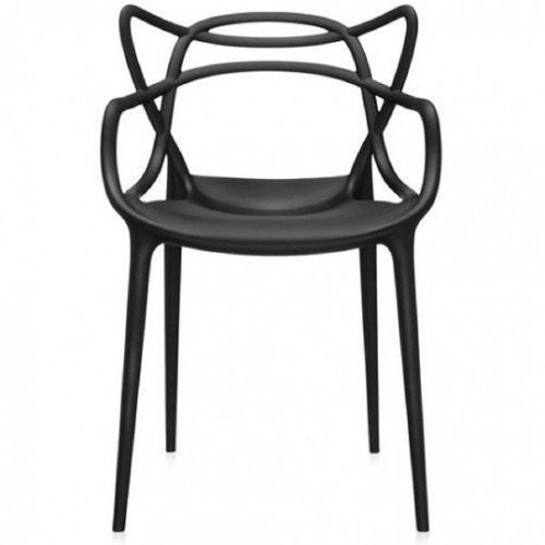 Silla De Comedor Plástico De Exterior Master Filipo X 6 Esp