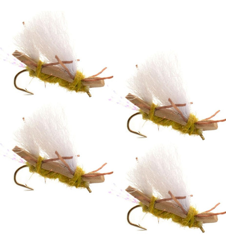 Chubby Chernobyl Ant Golden Foam Cuerpo Trucha Moscas Pesca 