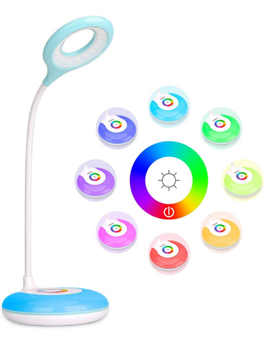 Lámpara De Escritorio Led Recargable Con Control Táctil