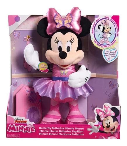 Minnie Mouse Mariposa Bailarina Luces Y Sonidos 