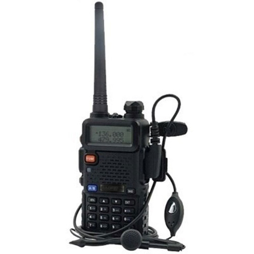 Imagem 2 de 3 de Radio Comunicador Walk Talk Baofeng Dual Band + Fone Uv5r