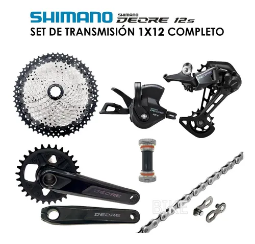 Transmisi n 1x12 Shimano Deore Set Bielas Deore Cuotas sin inter s