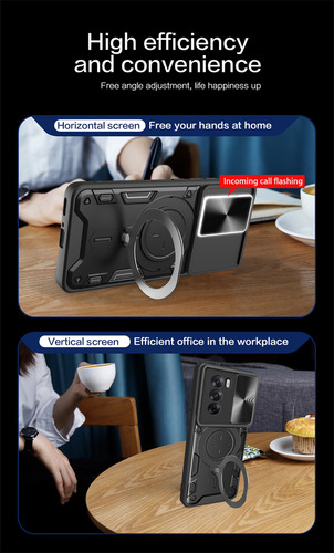 Funda Para Cámara Giratoria Magnética Oppo Realme C75 4g,