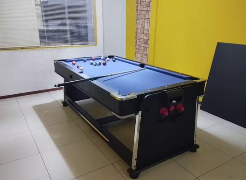 Mesa Billar Multifuncional 4 En 1: Hockey, Pingpong, Comedor (Usado)