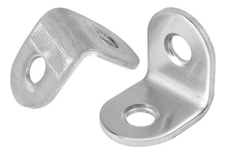 Paquete 25pzas Esquinero L Angulo Soporte Metálico 2 Cm